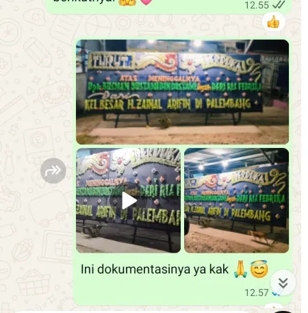 Pengiriman Papan Bunga Duka Nyamok Kajen
