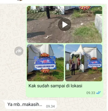 Pengiriman Karangan Bunga Nyamok Kajen