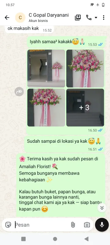 Pengiriman Karangan Bunga Nyamok Kajen