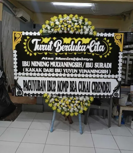 Papan Bunga Duka Nyamok Kajen